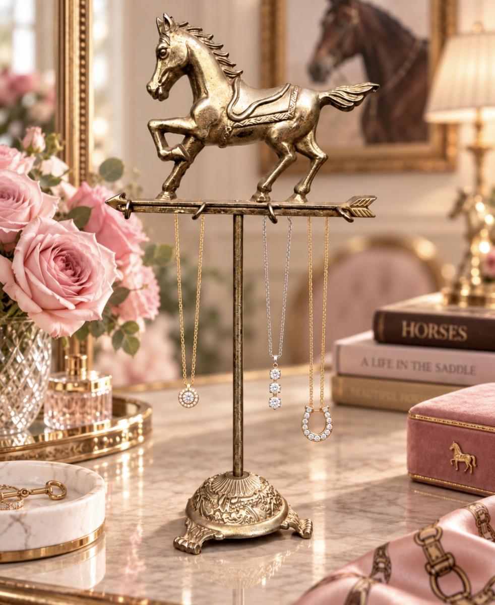 Vintage Horse Jewellery Hanger
