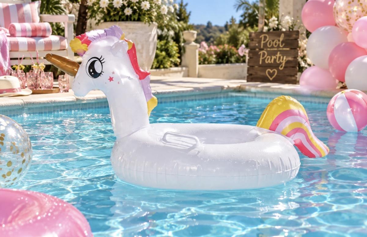 Unicorn Pool Party Float