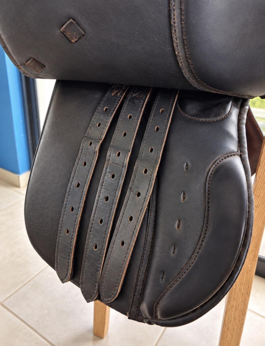 Unknown Brand Black Saddle – 16”