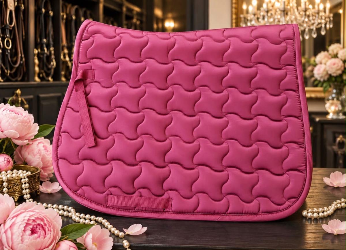 Rose Pink Quilted Numnah