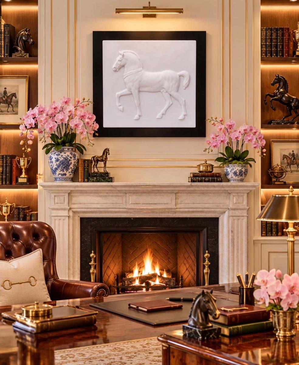 Granite Horse Wall Plaque
