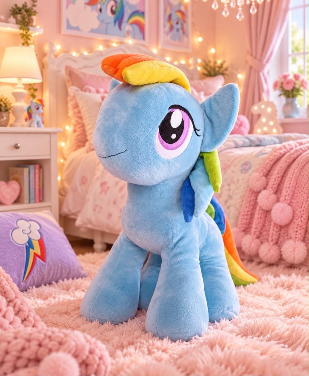 Hasbro My Little Pony Rainbow Dash Giant 24” Plush – Collector’s Size