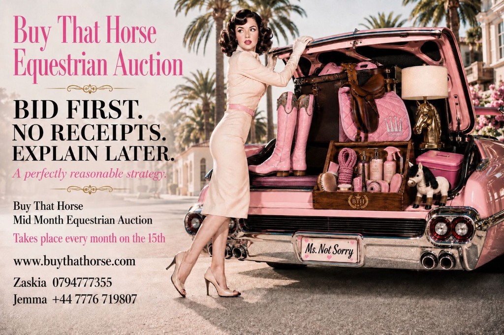 Buy That Horse Equestrian Auction — Tack Auction. Monthly Equestrian Auction. Sign up your item.